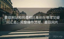 蘑菇网站和同类相比差别在哪常见疑问汇总：完整操作流程，蘑菇网片