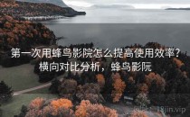 第一次用蜂鸟影院怎么提高使用效率？横向对比分析，蜂鸟影阮