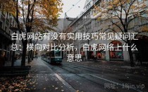 白虎网站有没有实用技巧常见疑问汇总：横向对比分析，白虎网络上什么意思