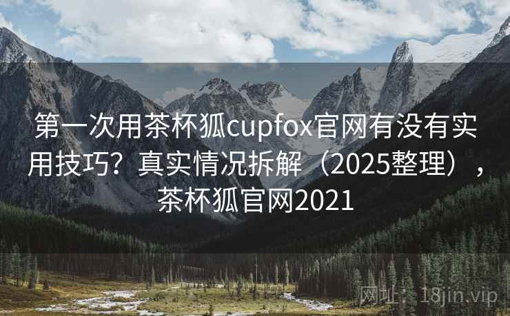 第一次用茶杯狐cupfox官网有没有实用技巧？真实情况拆解（2025整理），茶杯狐官网2021  第2张