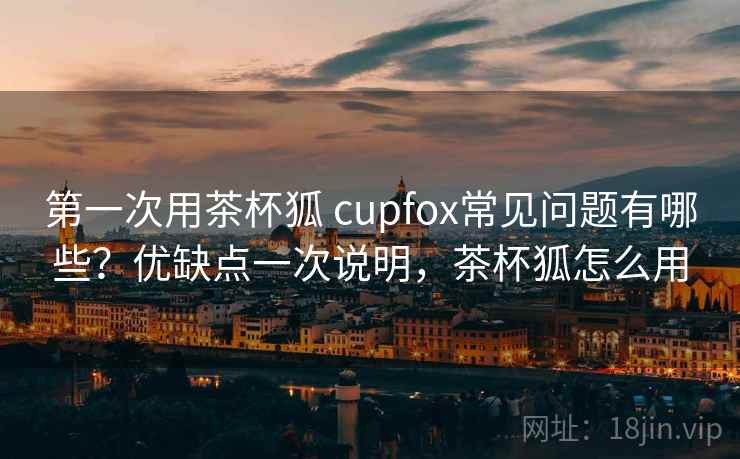 第一次用茶杯狐 cupfox常见问题有哪些？优缺点一次说明，茶杯狐怎么用  第2张