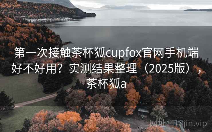 第一次接触茶杯狐cupfox官网手机端好不好用?实测结果整理(2025版),茶杯狐a 第1张 第一次接触茶杯狐cupfox官网手机端好不好用?实测结果整理(2025版),茶杯狐a 第1张