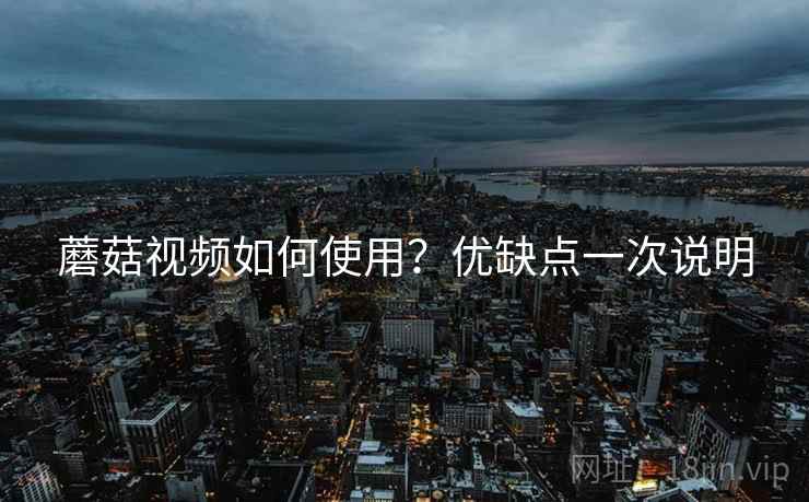 蘑菇视频如何使用?优缺点一次说明 第2张 蘑菇视频如何使用?优缺点一次说明 第2张